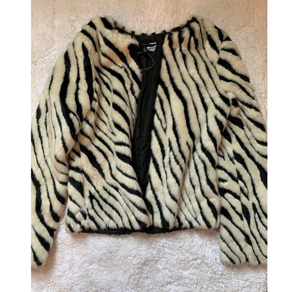 Black and White Zebra Print Jacket